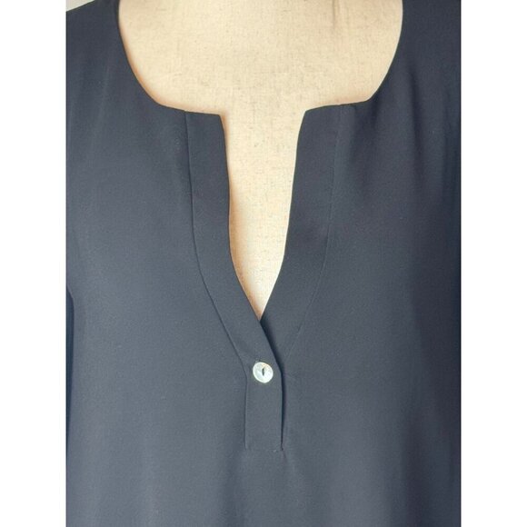 Show Me Your Mumu Shirt Women Small Black Chiffon Jamie Tunic Whimsigoth‎ Flowy - Picture 8 of 11